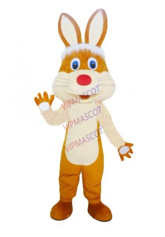 Hot selling Foam Adult cartoon lovely brown rabbit mascot costume suit fancy dress party costumes adult size
