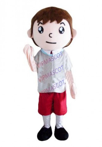 Hot selling Cute Adult cute cool little boy mascot fancy dress suit costumes cartoon party costumes