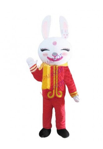 New arrival Foam Adult cute smile rabbit mascot fancy dress suit costumes cartoon party costumes adult size