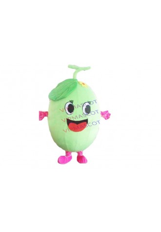Hot sale Cute Adult New Muskmelon Mascot Costume Brittle Melon Gourd Cartoon Character