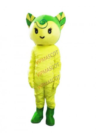 Hot selling Cute Adult cute yellow Woman Girl Mascot costume Cartoon Costume Halloween Christmas Costumes