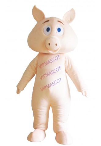 Hot sale Cute Adult pig mascot costume animal outfit carnival costume fancy dress costumes school mascot college mascot
