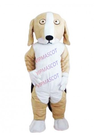 Hot sale Foam Character Adult cute brown little dog Mascot Costume fancy dress Halloween party costume