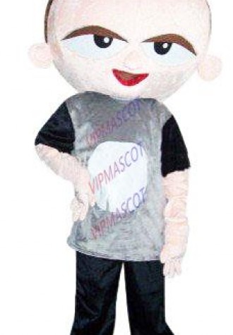 Hot sale Cute Cartoon Character Adult lovely little boy Mascot Costume fancy dress Halloween party costume