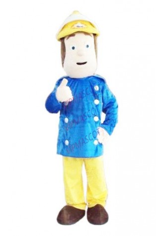 Hot sale Cute Cartoon Character Adult Handsome Fireman Mascot Costune Fancy Dress Festivals Adult size