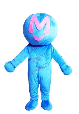 Hot sale Cute Cartoon Character Adult lovely blue doll Mascot Costume fancy dress Halloween party costume