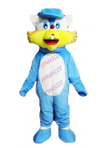 Hot sale Cute Cartoon Character Adult lovely blue fox Mascot Costume fancy dress Halloween party costume