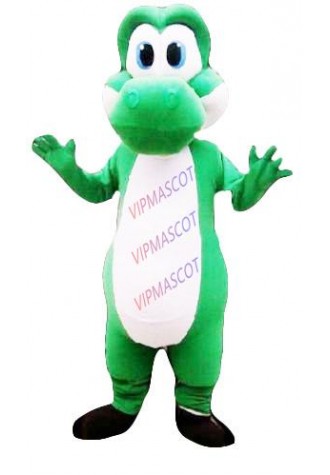 Hot sale Cute Cartoon Character Adult GREEN BABY DRANGON MASCOT COSTUME SUIT FANCY DRESS
