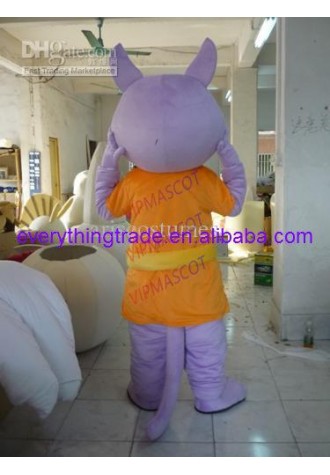 Hot sale Cute Adult Purple Dog mascot costume party costumes fancy animal character mascot dress costuymes outfit