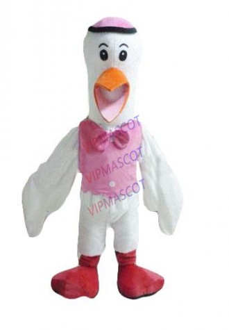 Hot sale Cute Adult goose mascot costume animal mascot fancy dress party costumes animal costume
