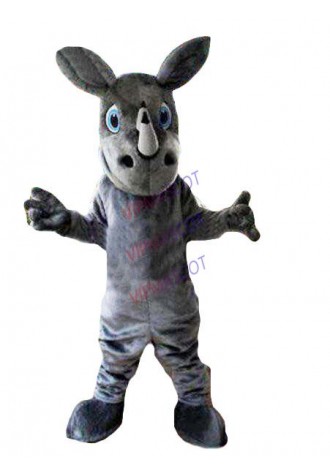 Hot sale Cute Adult Rhino Rhinoceros Mascot Costume Adult Suit Fancy Dress Cartoon Party Outfits Suit