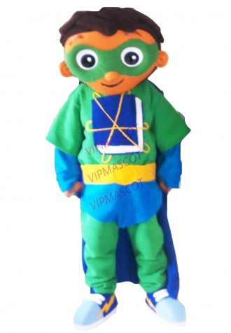 New arrival Cute Cartoon Character New Super Why Mascot Costume Character