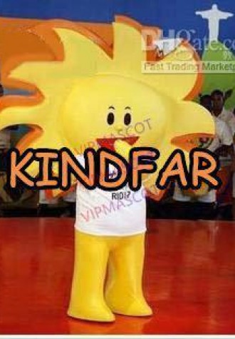 Hot selling Adult cute funny Sun Mascot Costume Halloween Cartoon Party Outfits Cheap Fancy Dress Adult Size