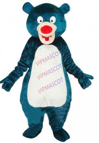 Hot selling Foam Adult cute blue New Yellow Bear Mascot Costume Adult Professional Fancy Dress Cartoon Party Outfits