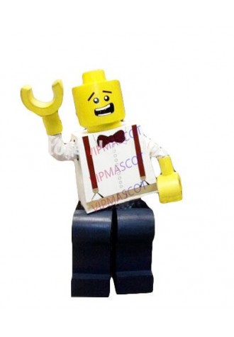 block bricks man mascot costume custom cosplay cartoon character carnival costume fancy dress  theme wholesale kits