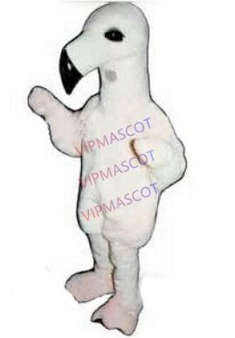 mascot  Anime Cosplay Costumes White Baby Flamingo Mascot Costume ADULT flamingo theme carnival mascotte fancy dress kits