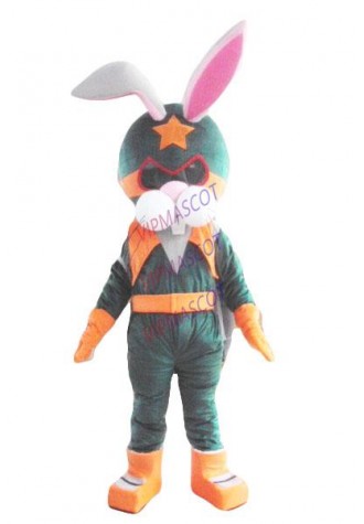 Rabbit Astronauts Space Mascot Costume For Adults Christmas Halloween Outfit Fancy Dress Suit Free Shipping