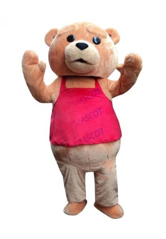 positive feedback seller new ted costume teddy bear mascot costume  Free Shipping