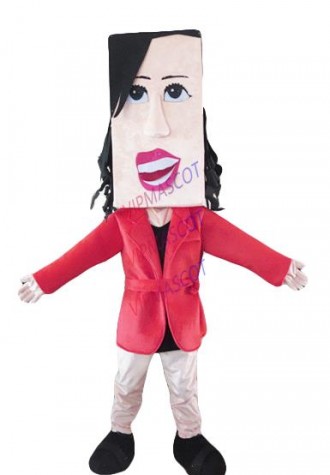 100% high quality girl in the red hat mascot adult girl mascot costume