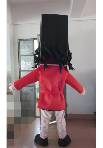 100% high quality girl in the red hat mascot adult girl mascot costume