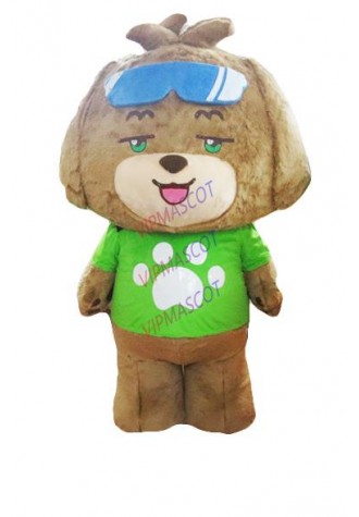 Latest high quality custom grey mascot costumes dog mascot costumes Holiday special clothing