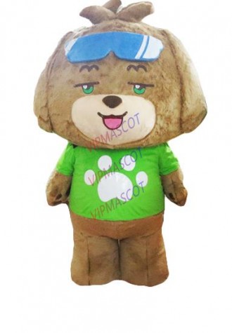 Latest high quality custom grey mascot costumes dog mascot costumes Holiday special clothing