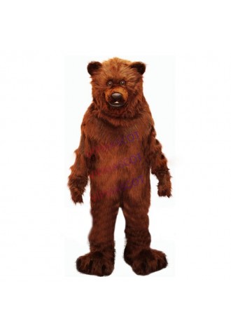 Hot Sale Adult Brown Bear Mascot Costume Free Shiping
