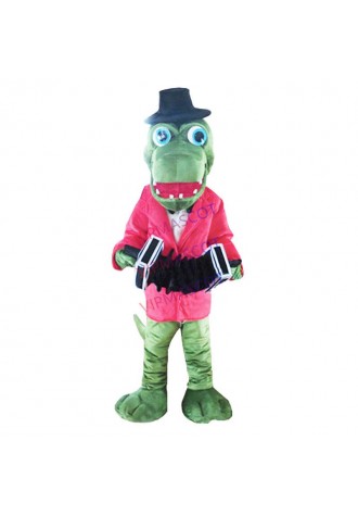 Hot Sale Crocodile Alligator Plush Mascot Costume Adult Size Fancy Dress Suit