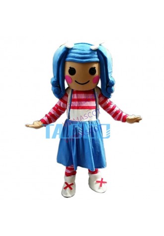 Best lalaloopsy girl Mascot Costume Cartoon Fancy Dress Free Shipping Adult Size