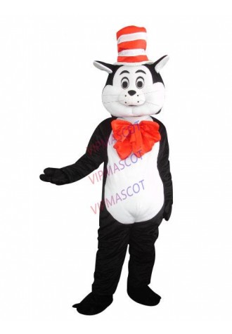 Seuss the cat in the hat mascot costume FANCY DRESSS 100% THE SAME AS THE PICTURE