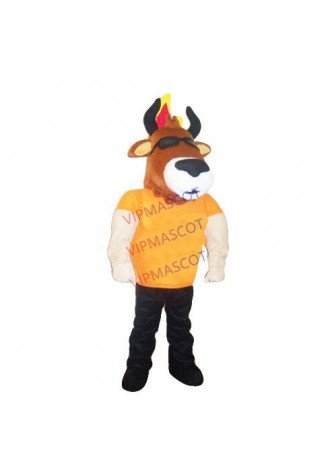Strong Bull Ox mascot Costume Adult Cartoon Bull Theme Sports College Advertising Carnival Anime Cosply Costumes Fancy 1760