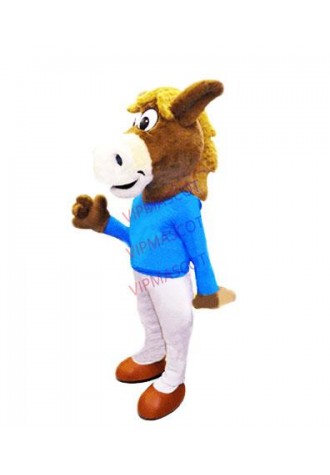 Professional Custom HORSE Mascot Costume Adult Cartoon Character Horse Theme Anime Cosply Costumes Mascotte Fancy Dress 1906
