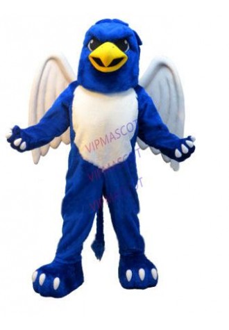 Blue Gryphon Mascot Griffin Griffon Costume Adult Cartoon Character Anime Cosply Costumes Mascotte Fancy Dress Kits 2076