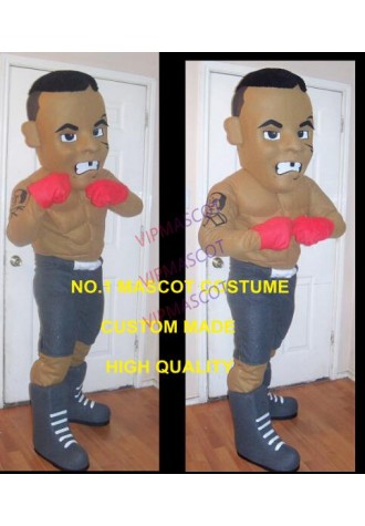 Hot Sale Mascot mike tyson mascot Costume Adult Boxing Theme Anime Cosply Costumes Carnival Party Fancy Dress Mascotte Kits 1766