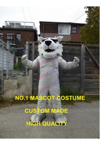 light grey husky mascot costume adult size customizable huskie theme animal mascotte fancy dress carnival cosply costumes 2435