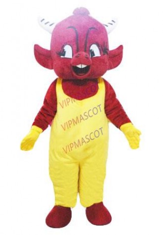 little red bull mascot costume adult size cutomizable cartoon cattle theme anime cosplay costumes carnival fancy dress 2531