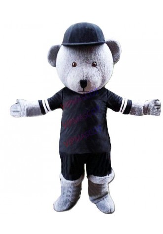 grey sport bear mascot costume factory wholesale new cartoon teddy bear theme anime cosplay costumes carnival fancy dress 2899