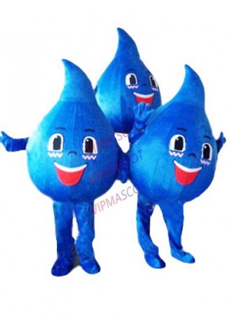 cheap water drop mascot costume factory wholesale adult size cartoon blue water drip drop theme anime cosplay costumes 2949