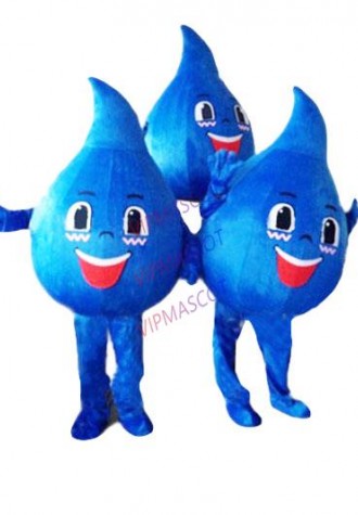 cheap water drop mascot costume factory wholesale adult size cartoon blue water drip drop theme anime cosplay costumes 2949