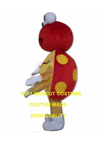 ladybug beetle mascot costume wholesale for sale adult size cartoon beetle insect theme anime cosplay costumes for school 2801