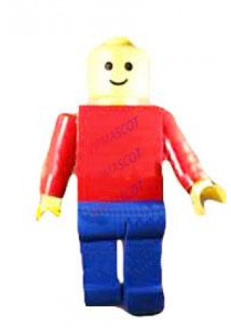 Hot Cartoon Character block bricks minifigs costume Mascot Carnival Fancy Dress Mascotte Suit Kits Theme1843