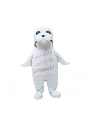 Anime Cosply Costumes Cute White Seal Mascot Costume Cartoon Character Anime Cosply Costume Carnival Fancy Dress Mascotte 1930