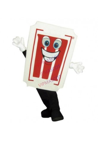 theatre ticket mascot costume factory wholesale cartoon cinema movie theatre theme anime cosplay costumes carnival fancy 2887