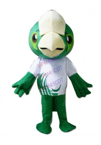 green parrot bird mascot costume wholesale adult size hot sale cartoon character macaw birds theme anime cosplay costumes 2903