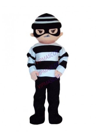 burglar mascot costume adult size factory custom thief robber intruder housebreaker theme anime cosplay costumes carnival 2953