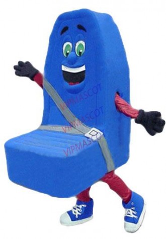 safety belt mascot costume new custom cartoon blue seat belt harness life belt life saver traffic safety theme mascotte 2965