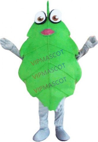 tree leaf mascot costume green leaf custom cartoon character cosplay carnival costume 3022