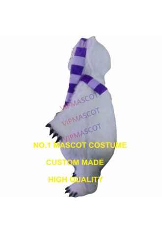 white polar bear mascot costume custom cartoon character cosplay carnival costume 3056