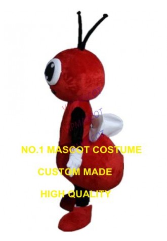 red flying ant mascot costume custom cartoon character cosplay adult size carnival costume 3119