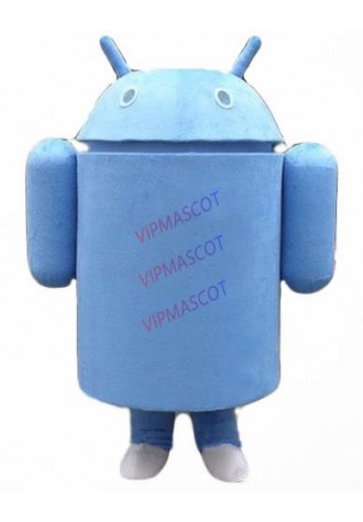 blue android mascot costume android phone mascot custom cartoon character cosplay adult size carnival costume 3329
